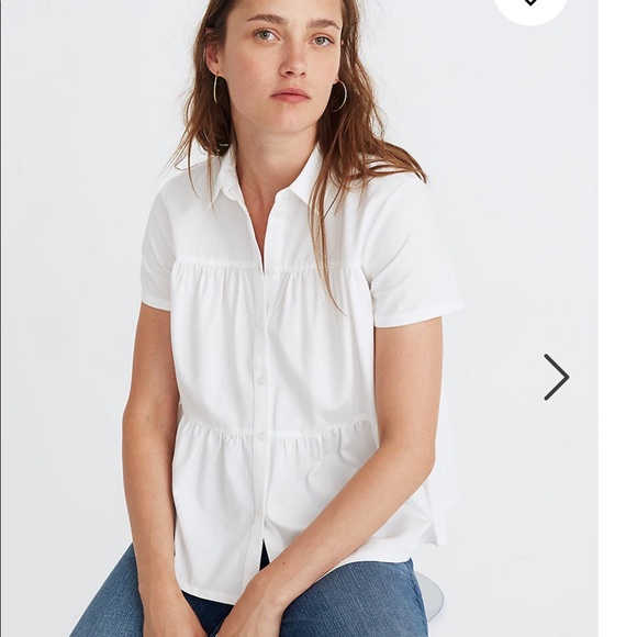 Madewell Tops - Madewell Seamed Button-Down Shirt